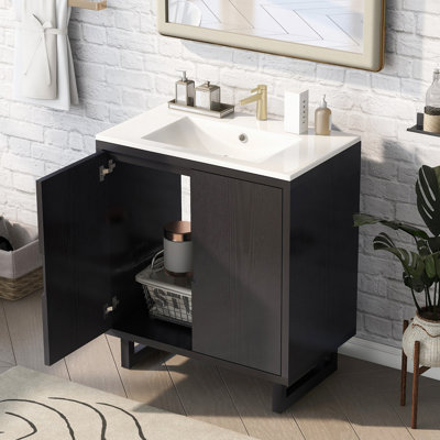 30" Bathroom Vanity Set With Sink, Combo Cabinet, Bathroom Storage Cabinet