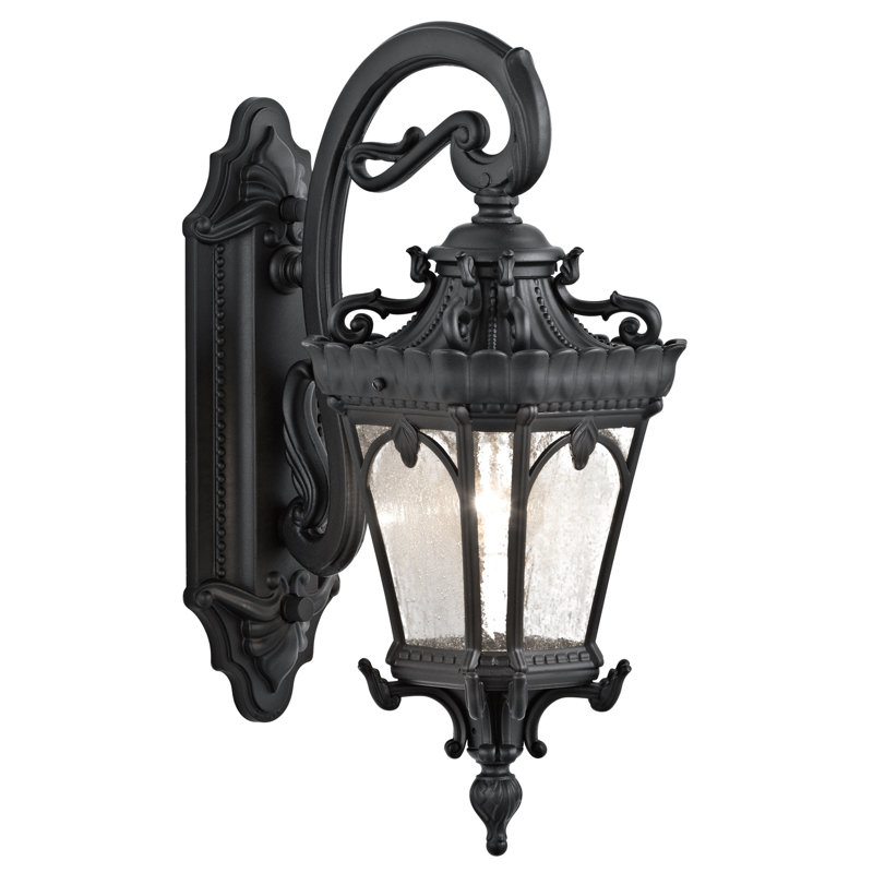 Guzzi Aluminum Wall Light, Textured Black