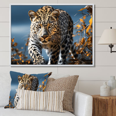 Leopard Sleek Leopard On Canvas Print