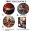 Salon d'art mural brun / jaune / casino royal - Casinos / circuits-282580586-512108386