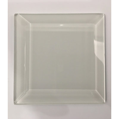 Carrelage mural en verre biseauté 3 po x 3 po Genoa
