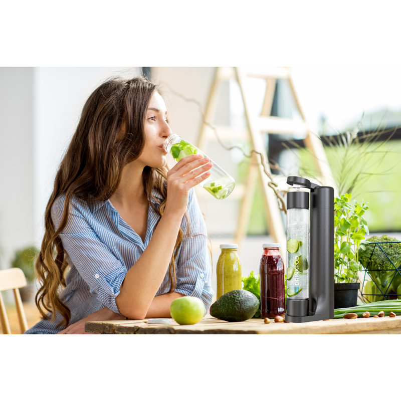 Drinkpod LLC Fizzpod Soda Maker, Black