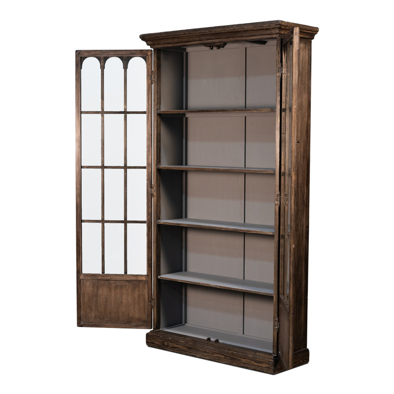 Refined Arches Solid Wood Bookcase