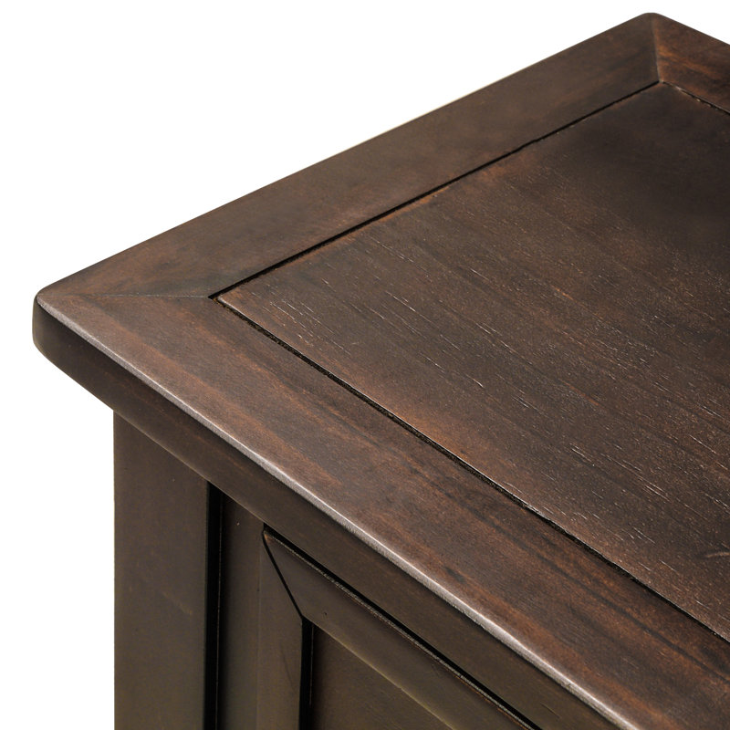Console Table Sofa Table Easy Assembly With Two Storage Drawers And Bottom Shelf For Living Room, Entryway, Espresso