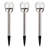 Chrome Low Voltage Solar Powered Integrated LED Metal Pathway Light Pack