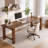 Solid Wood 2 Person Desk, 79" Extra Long Computer Desk