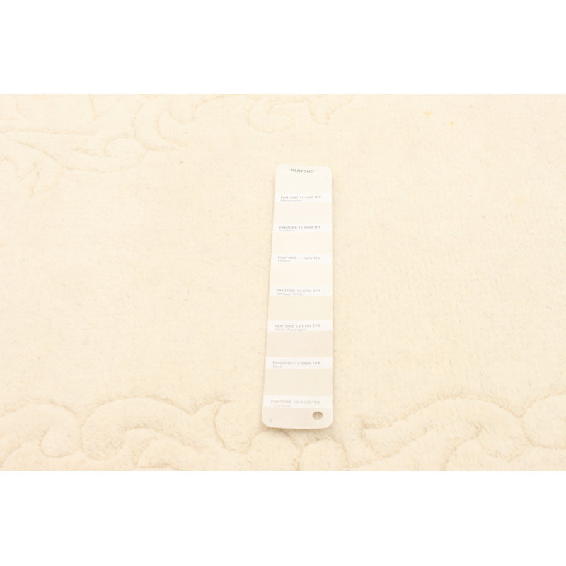 Tapis crème en laine noué à la main Winni, Rectangle 4 pi x 6 pi