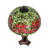 25" High Tiffany Poinsettia W/Lighted Base Table Lamp