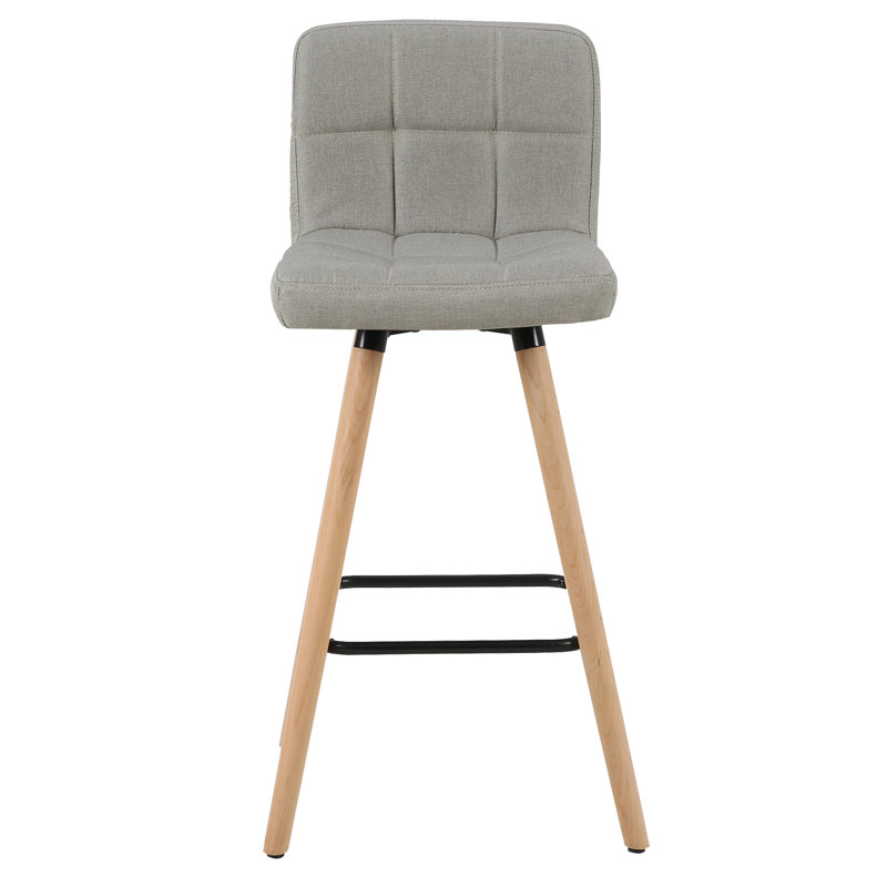 Jeb 70cm Bar Stool, Light Grey