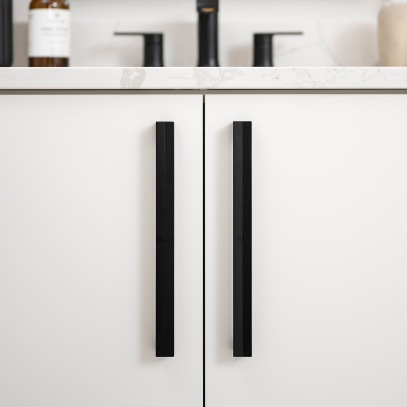 Avenue Collection Appliance Pull - Cabinet Pull - Contemporary Hardware for Drawers & Cabinets, 12", Matte Black