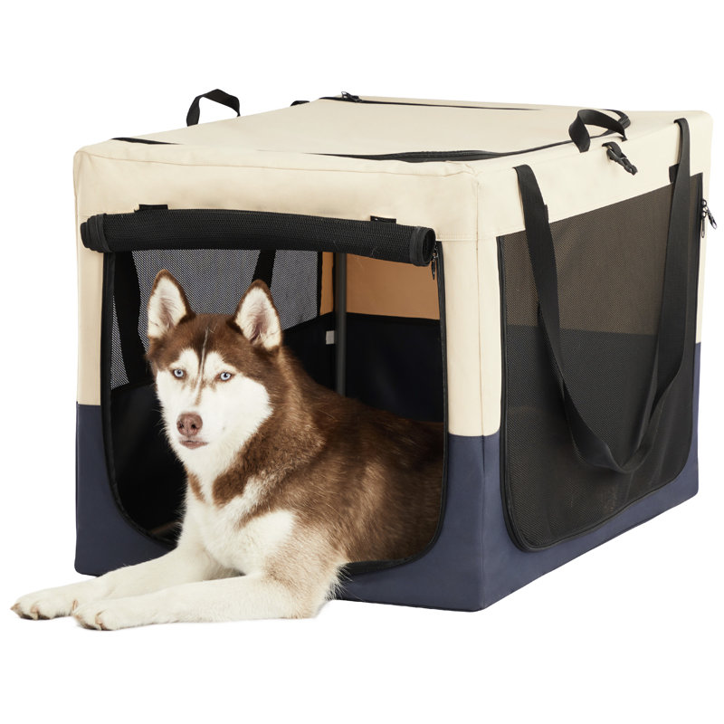 Cage pour chien 3 portes pliable