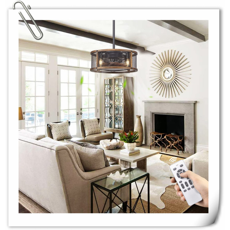 Museau Ceiling Fan with LED Lights