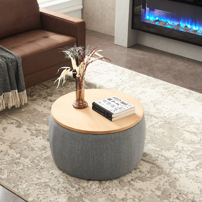 Fabric Upholstered Storage Bench