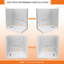 Base de douche 48 po x l 36 po x P 48 po