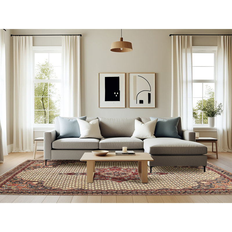 Xena Oriental Indoor Rug, Rectangle 6' x 9'