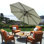 Parasol de marché à inclinaison automatique 108 po Rumia