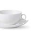 White Fluted Full Lace Porcelain Teacup