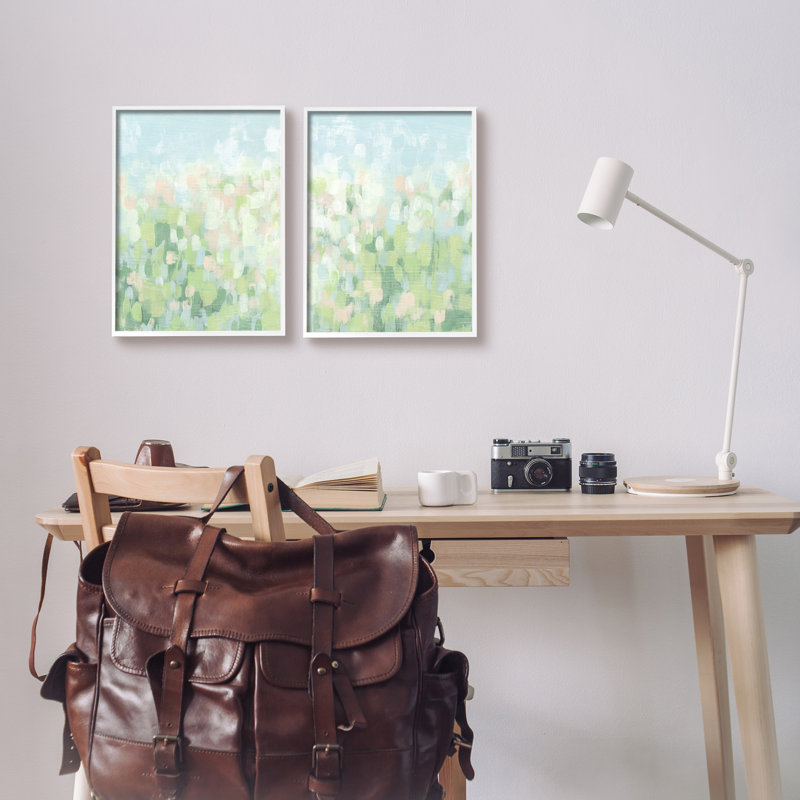 "Stupell Industries", "Meadow Landscape", ensemble de 2 reproductions d'art sur toile par June Erica Vess