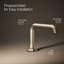 Occasion Sink with Straight Design Single Hole Faucet Bathroom Faucet with Drain Assembly-1247109729