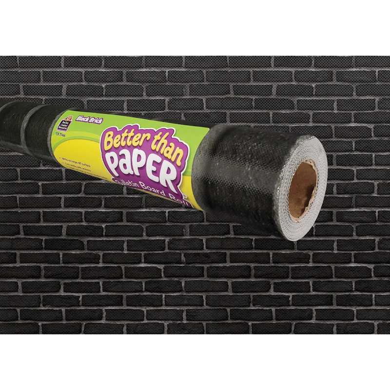 Rouleau de babillard noir en brique noire «Better Than»