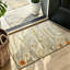 Tapis d'appoint floral neutre à hautes herbes, 119 x 79 cm, pour chambre à coucher