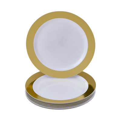 Assiettes jetables en plastique