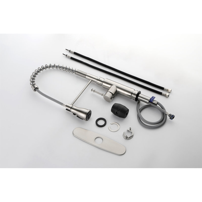 Touch Kitchen Faucet With Pull Down Sprayer, Brushed Nickel, Touch