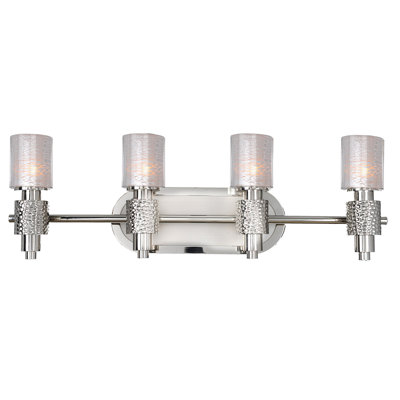 Meuble-lavabo en nickel satiné poli 4 LT Ashington Kalco