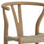 Chocolate Solid Wood Dining Chair with Y-Back Design in Mid-Century Modern Style (Set of 2)-1133425613