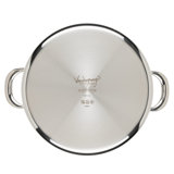 Vanderpump By Anolon Tri-Ply Clad Stainless Stockpot with Lid, 8-Quart, Stainless Steel