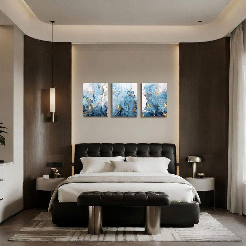 3 Piece Wrapped Canvas Wall Art