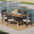 Avebury Rectangular 6 - Person 70'' Long Dining Set with Cushions