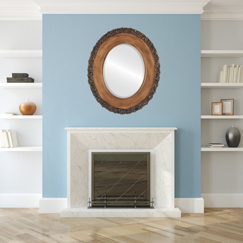 Miroir décoratif biseauté glam Wingard, 23 po x 19 po
