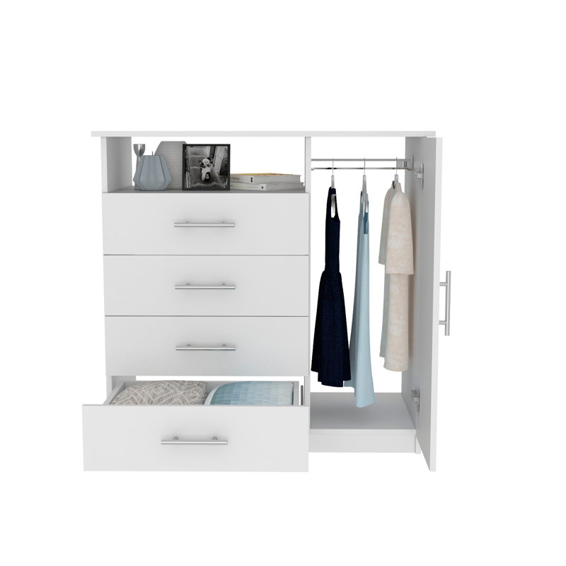 Commode Beaufort, chambre à coucher, blanc