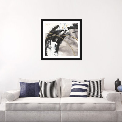 «Gilded Arcs II», reproduction sur toile
