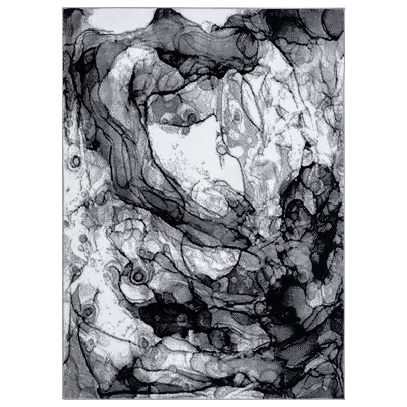 Devola Abstract Indoor Rug, Rectangle 7'9" x 10'9"