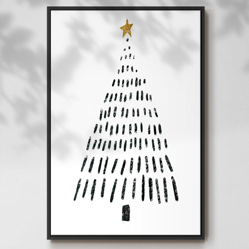 Arbre de Noël, Noir, H 41 po x l 27 po x P 1,5 po