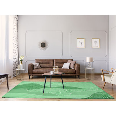 Chenille Abstract Indoor Rug