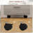 3 Drawer File Cabinet with Lock and Wheels, Grey Wood Grain
