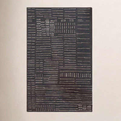 Ouzo Hand-Tufted Abstract Wool Rug