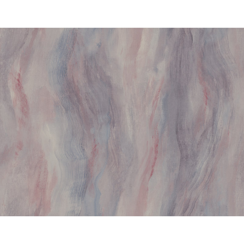 Rouleau de papier peint texturé L 27 pi x l 27 po Ardara, Rose / Bleu
