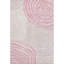 Tapis rose Prisco lavable à la machine de qualité supérieure-241001165