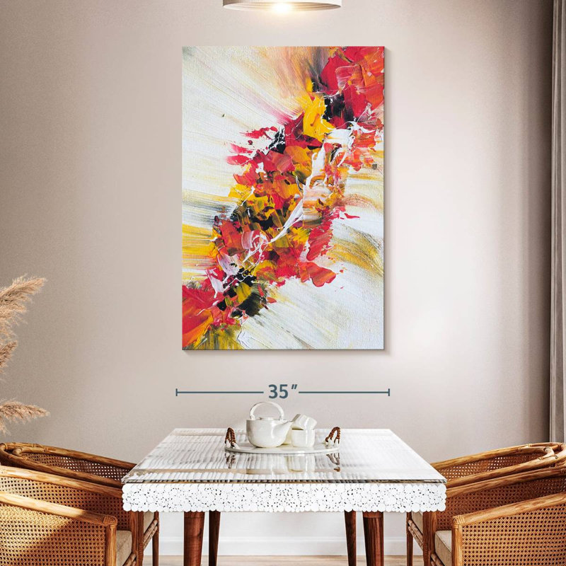 Avery Cryptic Abstract, 51" H x 34" W