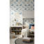 Décoration murale amovible pour fond de chambre d'enfant, fond blanc-1241995316