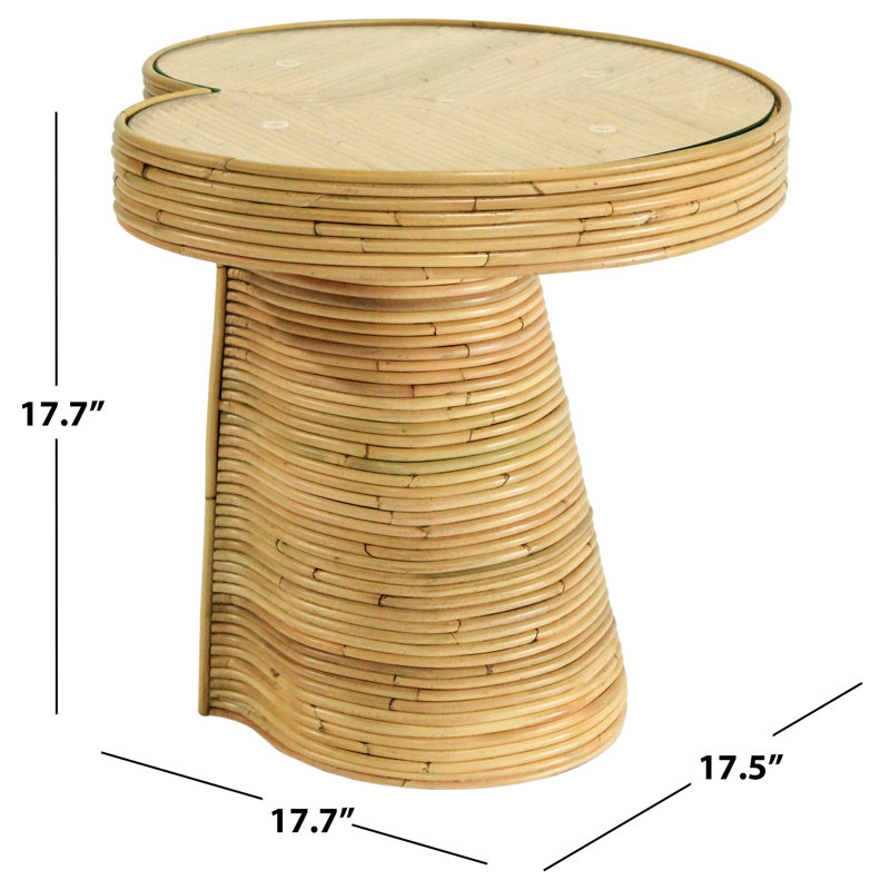 Table d'appoint courte en rotin Nile