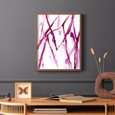 Runnel XV Framed Print - Solid Wood