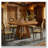 47 Inch Wood Dining Table Round Dining Table-500795983