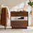 Nance Mid-Century Modern 3-Drawer Nightstand with Hidden Drawer and Built-In Outlets-106884647