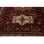 Tapis traditionnel bourgogne en laine noué à la main 9 x 11 pi 9 po Shirvan