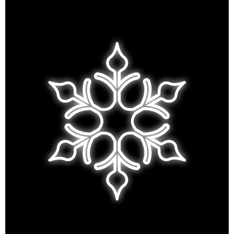Christmas Decoration, White, 14" H x 24" W x 5" D